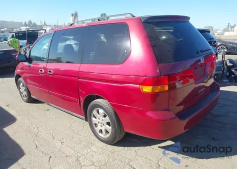 2003 Honda Odyssey Ex-L from USA, damaged, VIN 5FNRL189X3B097821